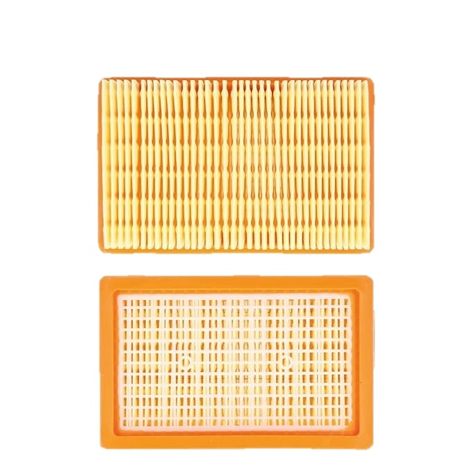 Filtro plisado plano compatible con Kärcher 2.863-005.0 para WD 4/5/6, KWD 4/5/6, KNT 4, MV 4/5/6