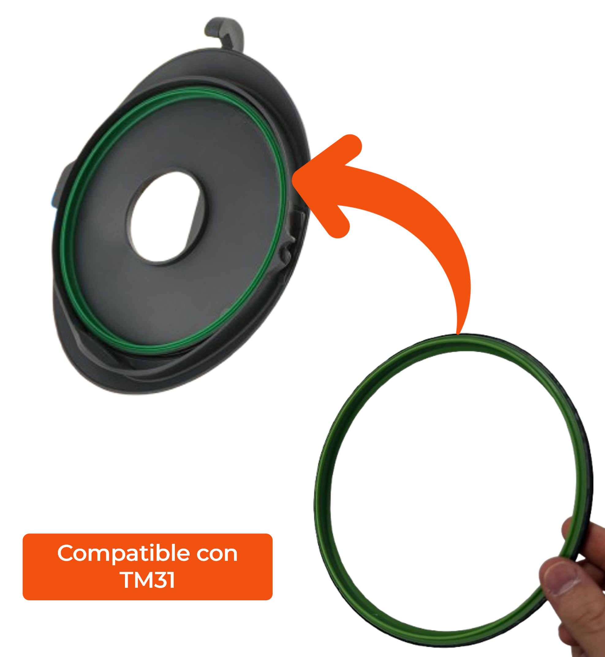 Junta Tapa THERMOMIX TM31 (Verde)
