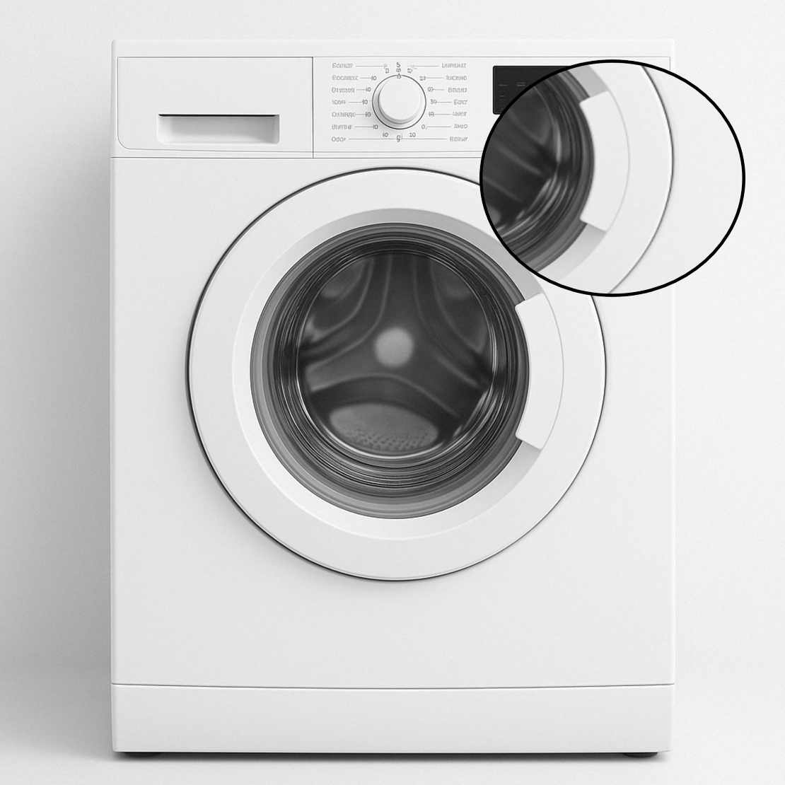 Kit Tirador de Puerta Lavadora Electrolux 4055137402  - Compatible con Ikea, Zanussi y AEG