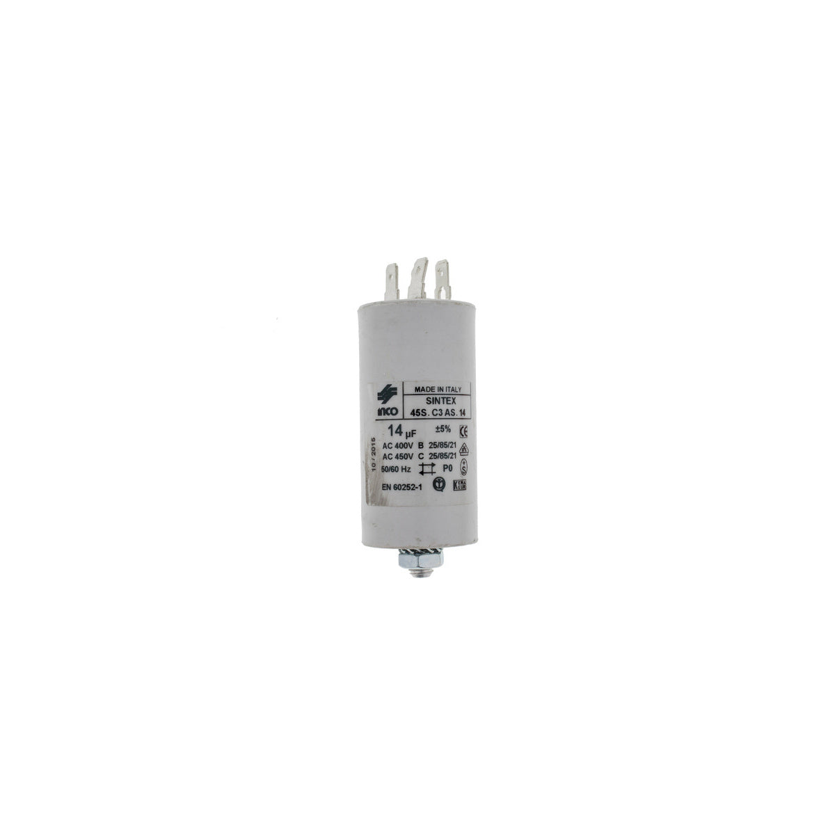 Condensador Trabajo Lavadora Universal 14,0 µF 450V