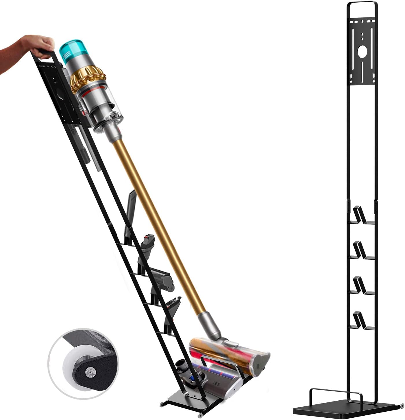 Soporte Aspiradora DYSON V6 V7 V8 V10 V11 V12 Metálico CON RUEDAS