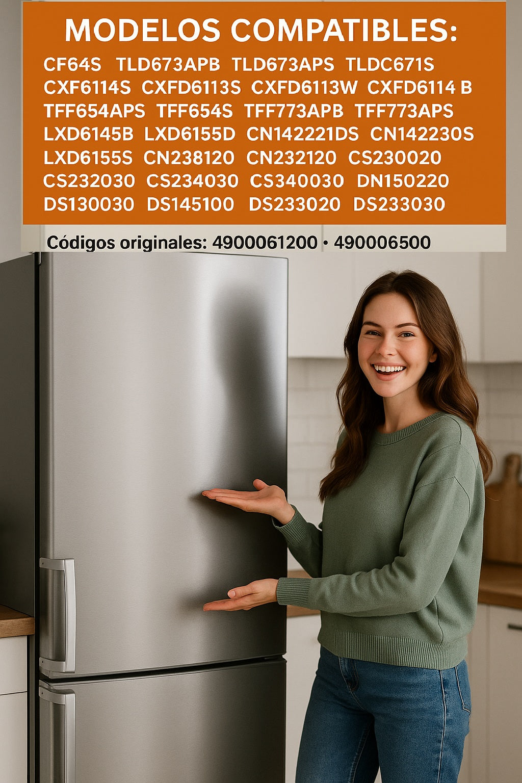 Tirador Puerta Frigorífico BEKO 260mm 4900061200